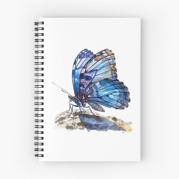 Item preview, Blue Butterfly | Elegant Nature Aesthetic Art designed and sold by Mandayartstudio.