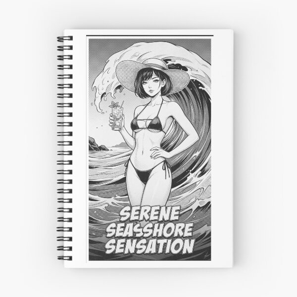 Item preview, Beautiful girl playing frisbee in summer, manga style. #9 designed and sold by UrbanTRIP.