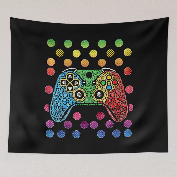 Item preview, Happy Dot Day Gamer Controller Polka Dot Creative School designed and sold by Denenberg Jardel.