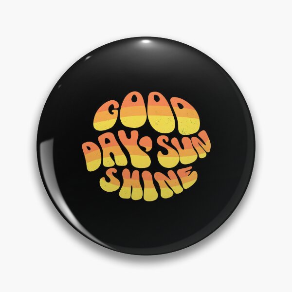 Item preview, Retro Groovy Good Day Sunshine Wavy Text Art designed and sold by JorgeWisozk.