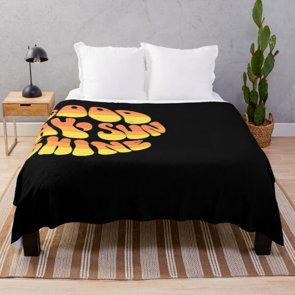 Item preview, Retro Groovy Good Day Sunshine Wavy Text Art designed and sold by JorgeWisozk.
