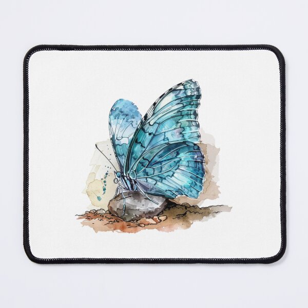 Item preview, Blue Butterfly | Elegant Nature Aesthetic Art designed and sold by Mandayartstudio.