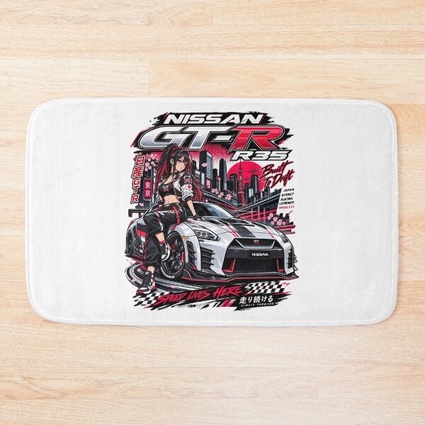 Item preview, Nissan GTR R35 JDM Drift Car Anime Street Racing designed and sold by graphic-genie.