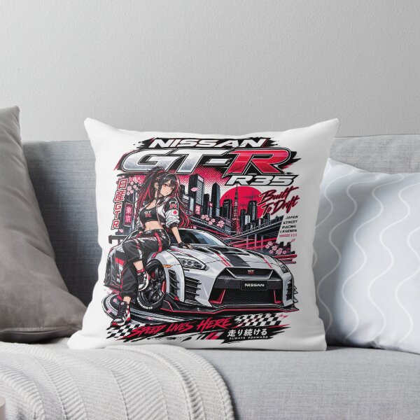 Item preview, Nissan GTR R35 JDM Drift Car Anime Street Racing designed and sold by graphic-genie.