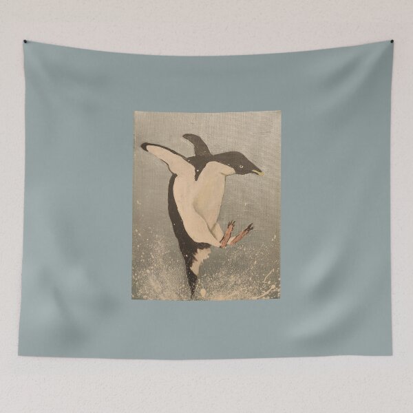 Item preview, Jumping penguin designed and sold by sativaul.