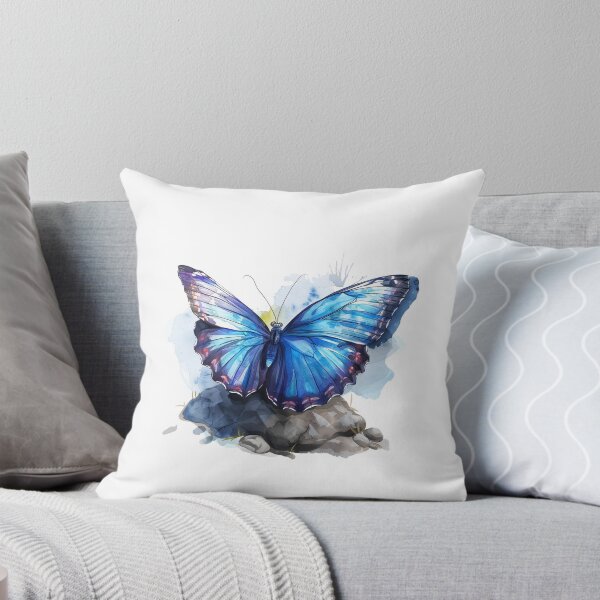 Item preview, Blue Butterfly | Elegant Nature Aesthetic Art designed and sold by Mandayartstudio.