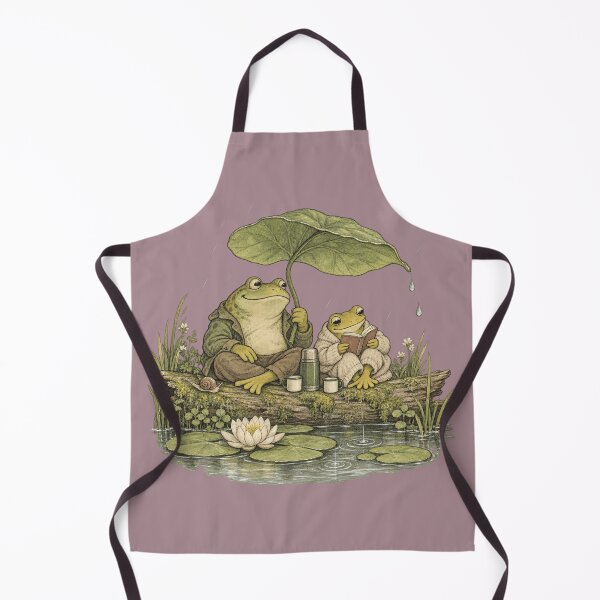 Item preview, Rainy Day Frog Reader for Book Lovers designed and sold by POD DYNASTY | Original Print On Demand T-Shirt Graphics.