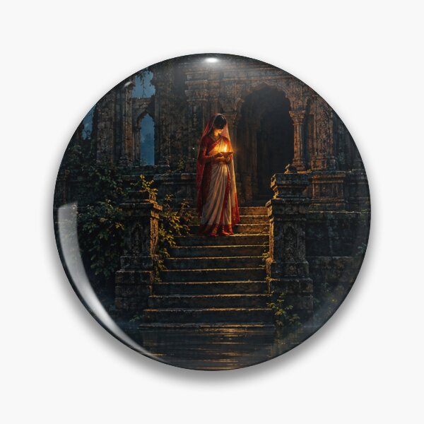 Item preview, Moonlit Temple Bride – Bengali Folklore Night designed and sold by meghnad.