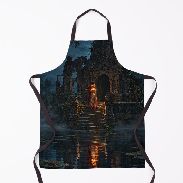 Item preview, Moonlit Temple Bride – Bengali Folklore Night designed and sold by meghnad.