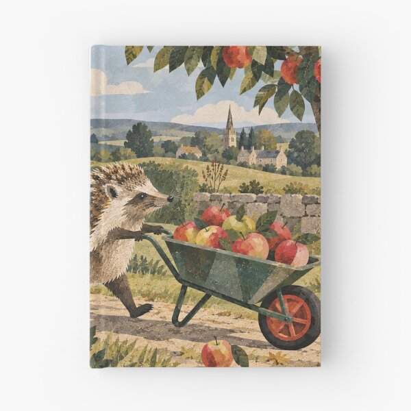 Item preview, Hedgehog at the apple farm designed and sold by LittleDreamsCo.