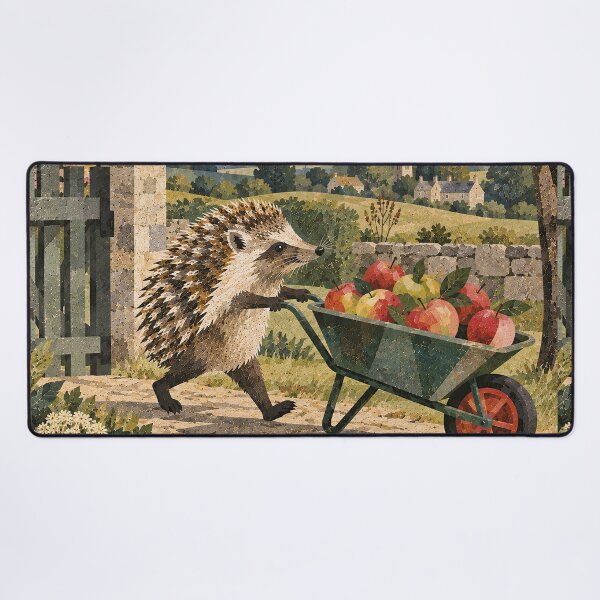 Item preview, Hedgehog at the apple farm designed and sold by LittleDreamsCo.
