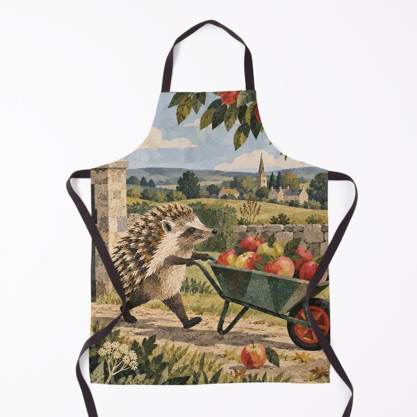 Item preview, Hedgehog at the apple farm designed and sold by LittleDreamsCo.