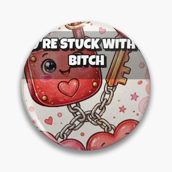 Item preview, You're Stuck With Me Bitch Funny Anniversary Card designed and sold by Remy's Golden Goods.