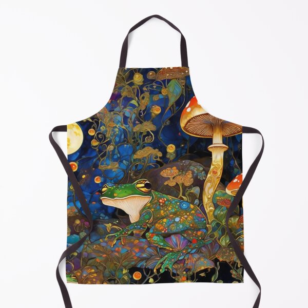 Item preview, Psychedelic Mushrooms and Frogs designed and sold by TheDarkWardrobe.