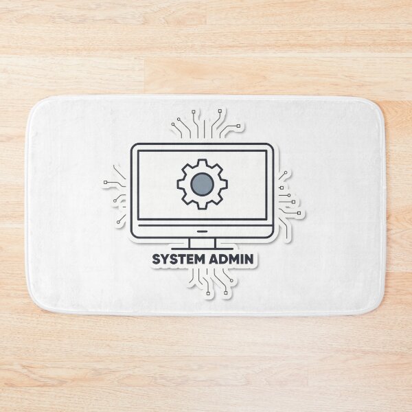 Item preview, System Admin Minimalist Design designed and sold by NiftyWrx.