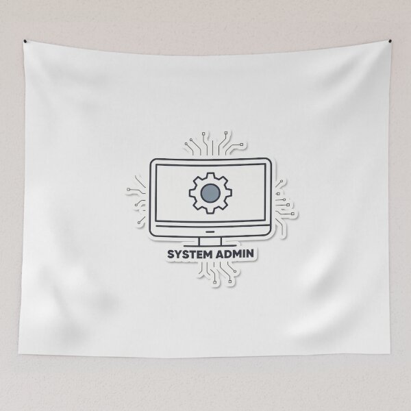 Item preview, System Admin Minimalist Design designed and sold by NiftyWrx.