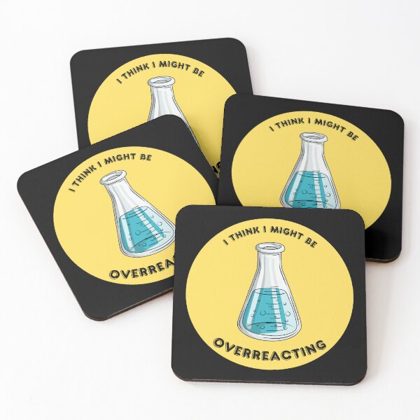 Item preview, Funny Chemistry Overreacting Science Pun Erlenmeyer Flask designed and sold by Mircea786.