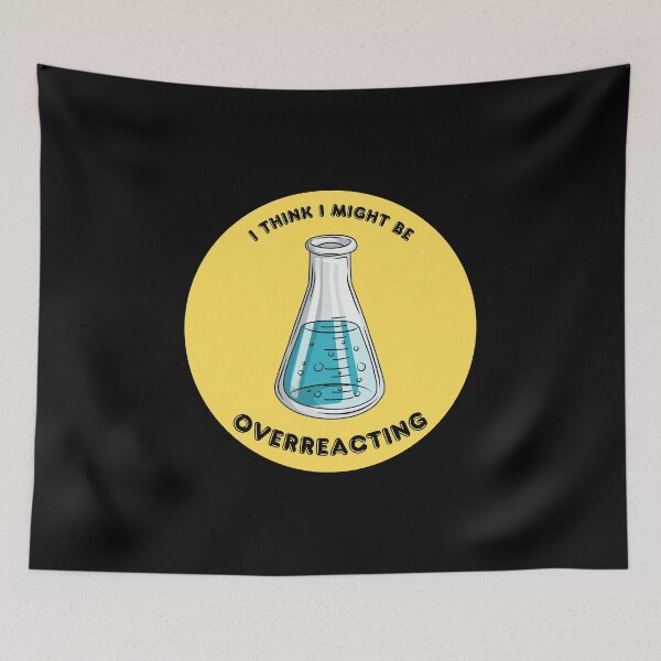 Item preview, Funny Chemistry Overreacting Science Pun Erlenmeyer Flask designed and sold by Mircea786.