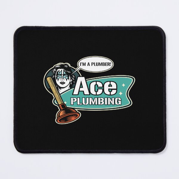 Item preview, Ace Plumbing Electric Retro Comic Style designed and sold by JorgeWisozk.
