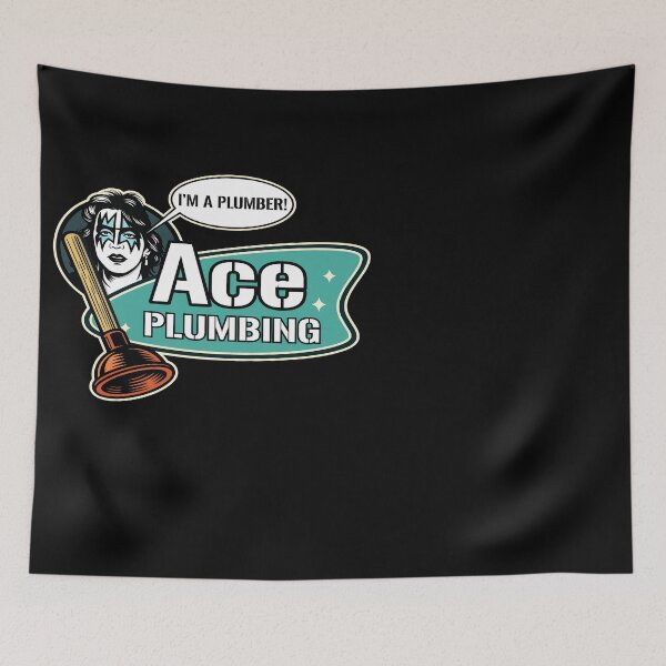 Item preview, Ace Plumbing Electric Retro Comic Style designed and sold by JorgeWisozk.
