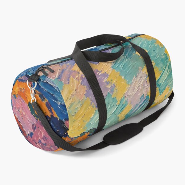 Item preview, Colorful Sailboats on Mediterranean Bay Impasto Seascape designed and sold by GutyzDesignsES.