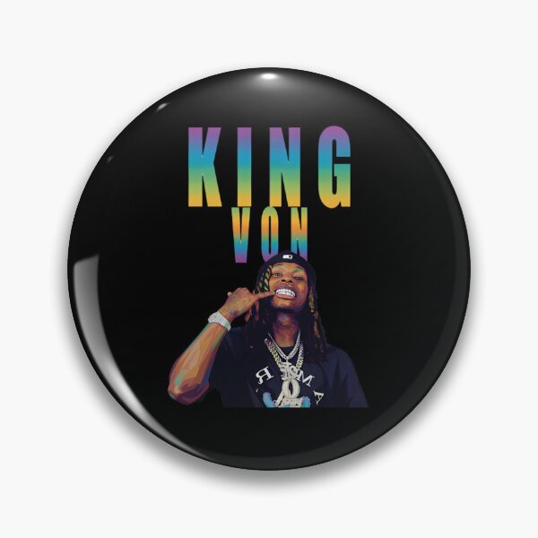 Item preview, King Von Rapper Pop Art designed and sold by MarenEckert.