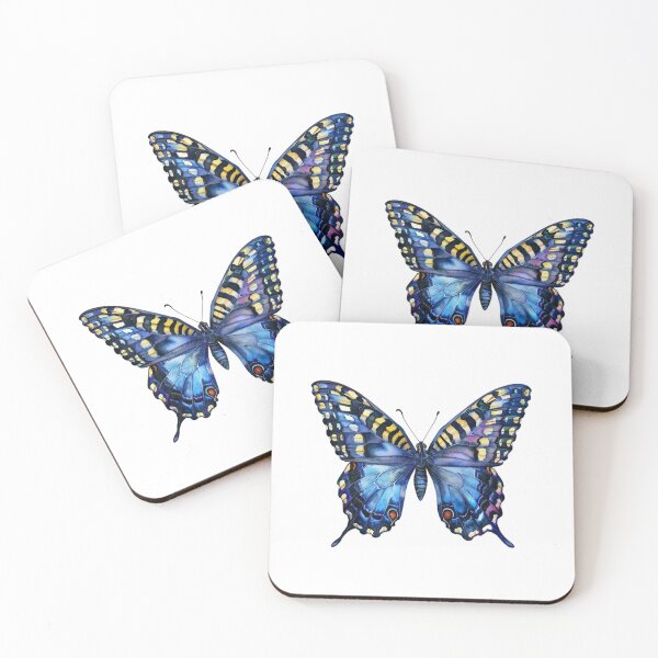 Item preview, Blue Butterfly | Elegant Nature Aesthetic Art designed and sold by Mandayartstudio.