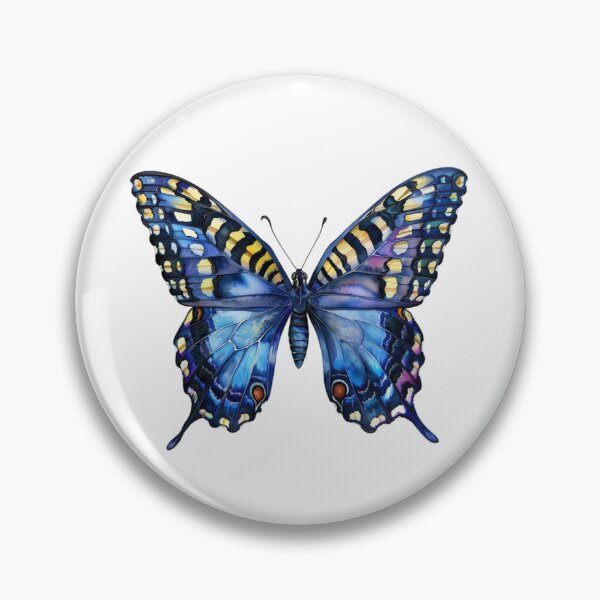 Item preview, Blue Butterfly | Elegant Nature Aesthetic Art designed and sold by Mandayartstudio.