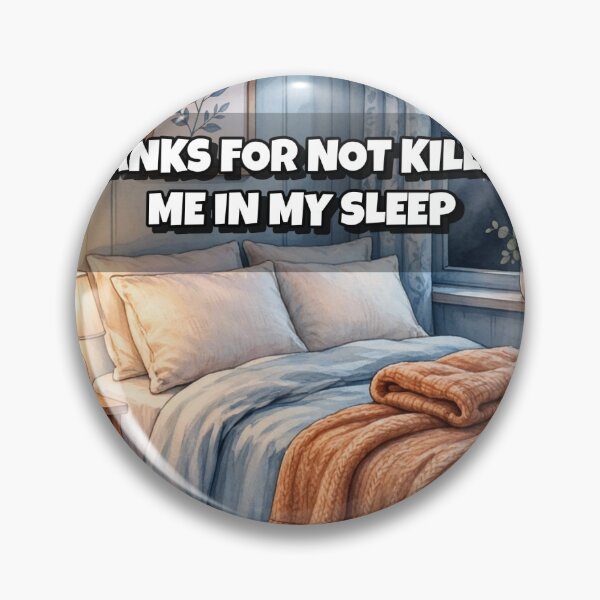 Item preview, Thanks For Not Killing Me In My Sleep Funny Anniversary Card designed and sold by Remy's Golden Goods.