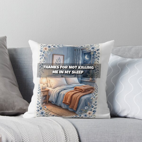 Item preview, Thanks For Not Killing Me In My Sleep Funny Anniversary Card designed and sold by Remy's Golden Goods.