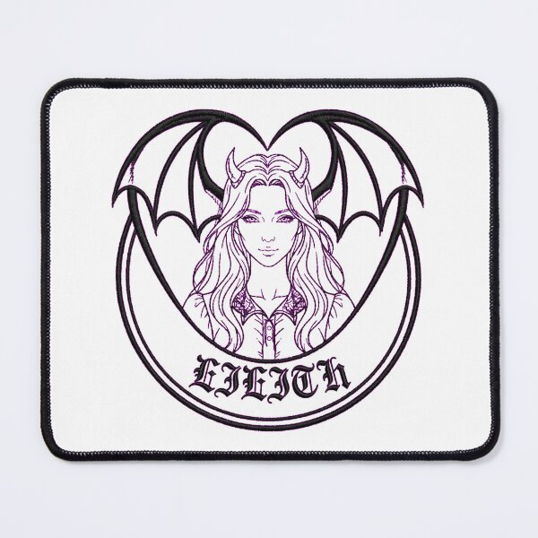 Item preview, Code LILITH Gothic Horns Bat Wings Heart - Dark Line Art Tattoo Design designed and sold by Csaba1983.