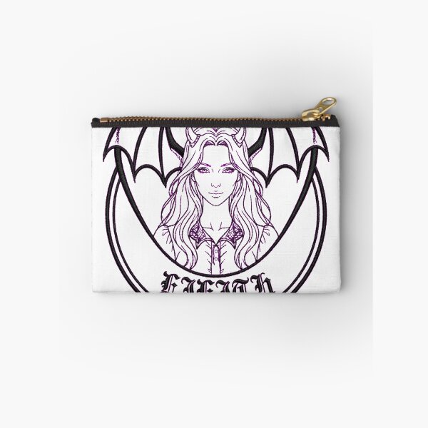 Item preview, Code LILITH Gothic Horns Bat Wings Heart - Dark Line Art Tattoo Design designed and sold by Csaba1983.
