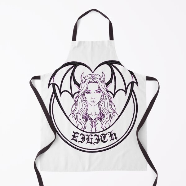 Artikelvorschau, Code LILITH Gothic Hörner Fledermausflügel Herz - Dunkles Linienkunst-Tattoo-Design entworfen und verkauft von Csaba1983.