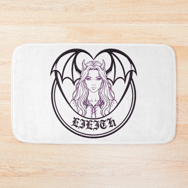 Item preview, Code LILITH Gothic Horns Bat Wings Heart - Dark Line Art Tattoo Design designed and sold by Csaba1983.