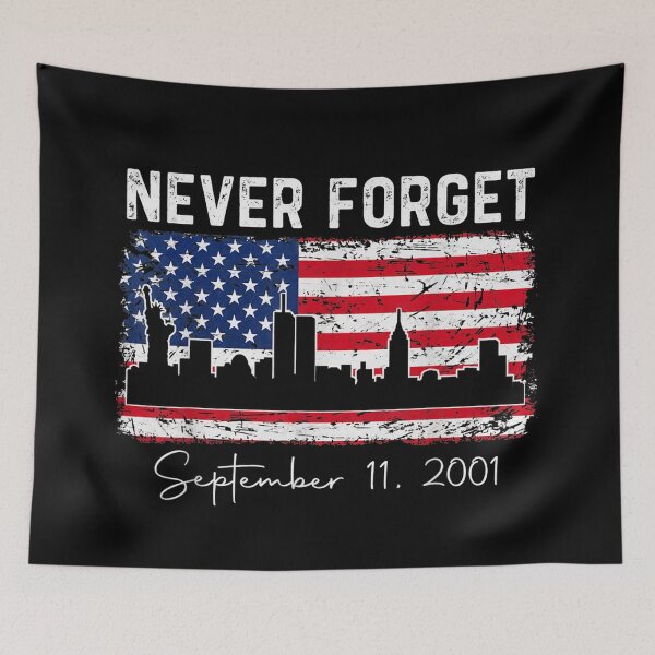 Item preview, 25th Anniversary September 11 2001 Memorial Day USA Flag designed and sold by HuserPiri.