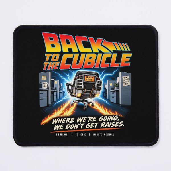 Item preview, Back to the Cubicle — We Don't Get Raises designed and sold by OriginalGamer55.