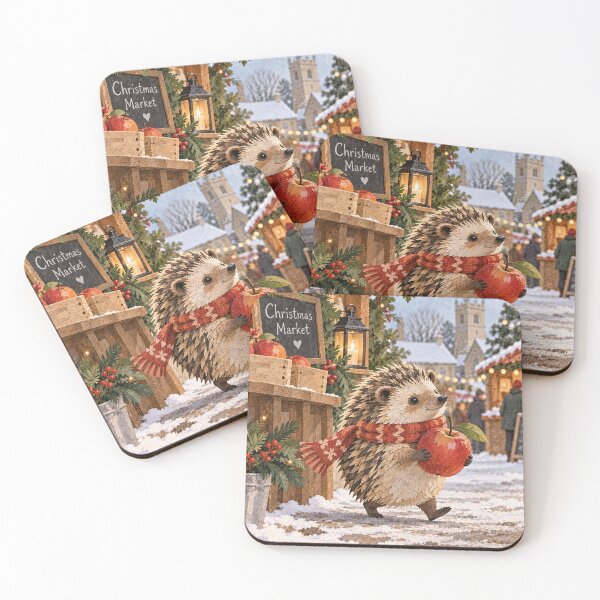 Item preview, Christmas Hedgehog designed and sold by LittleDreamsCo.
