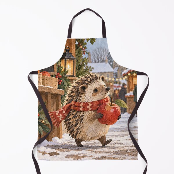 Item preview, Christmas Hedgehog designed and sold by LittleDreamsCo.