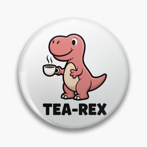 Item preview, Cute Tea-Loving Dinosaur designed and sold by NiftyWrx.