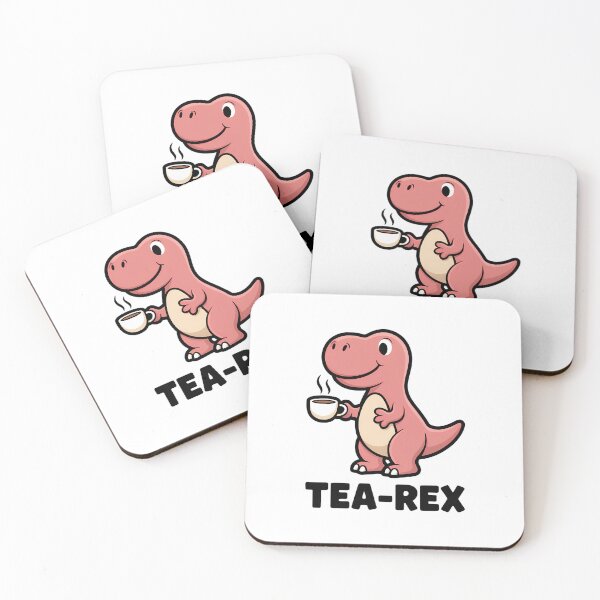Item preview, Cute Tea-Loving Dinosaur designed and sold by NiftyWrx.
