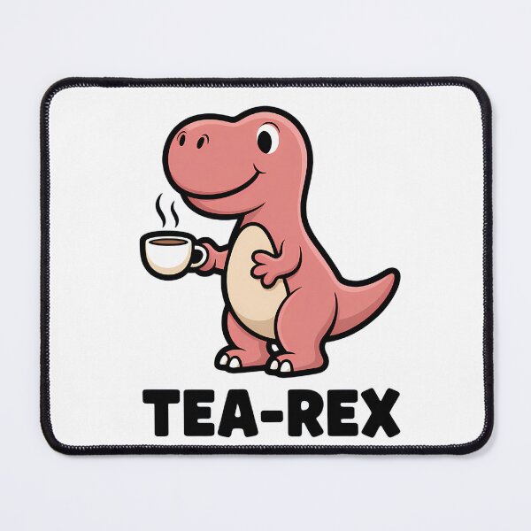 Item preview, Cute Tea-Loving Dinosaur designed and sold by NiftyWrx.