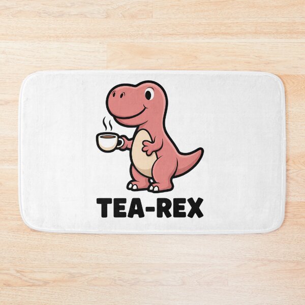 Item preview, Cute Tea-Loving Dinosaur designed and sold by NiftyWrx.