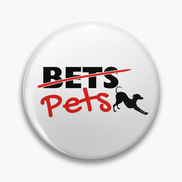 Item preview, Greyhounds are Pets, not Bets.  designed and sold by NatMadCow Designs.