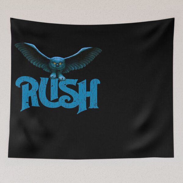 Item preview, Blue Owl Band Logo Vintage Style  designed and sold by JorgeWisozk.
