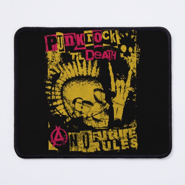 Item preview, Punk Rock Til Death T-Shirt, No Future No Rules Tee, Anarchy Punk Graphic Shirt, Retro Rock Music Streetwear Gift designed and sold by baretyas.