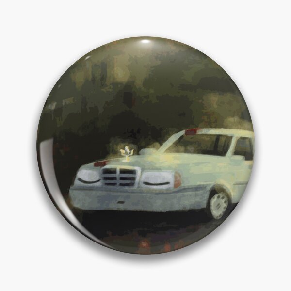 Item preview, Vintage White Sedan in Autumn Light designed and sold by ThayerWhitcbe.