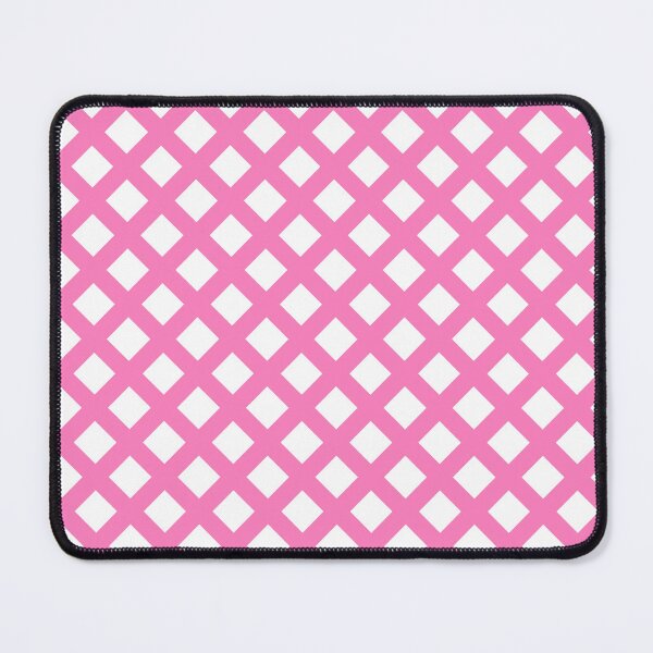 Item preview, Lattice Diamond Pattern Pink and White designed and sold by ArtbyDebbieC.
