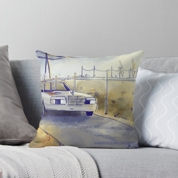Item preview, Classic White Car on Quiet Road designed and sold by ThayerWhitcbe.
