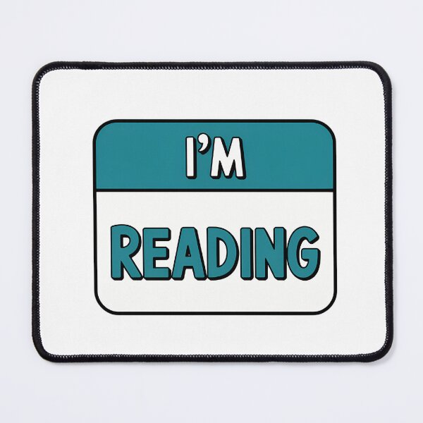 Item preview, I'm Reading Book Lover Text Art designed and sold by NiftyWrx.
