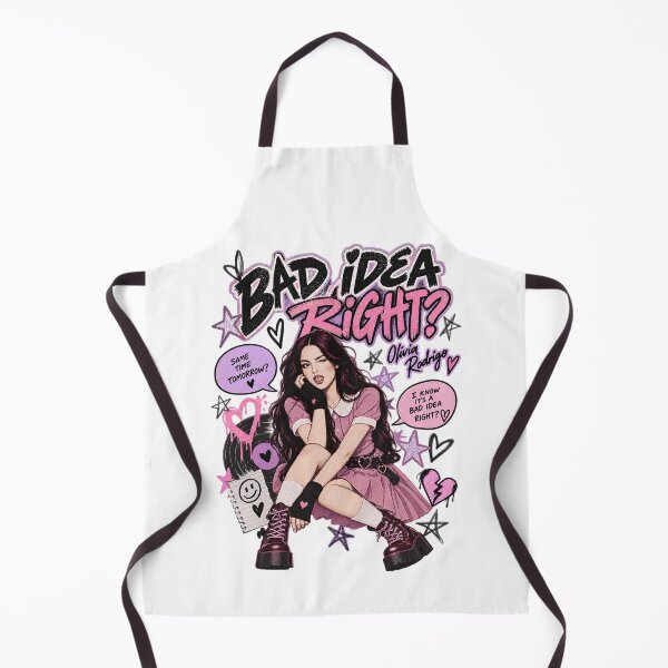 Item preview, Olivia Rodrigo, Olivia Rodrigo Bad Idea Right Y2K Pink Emo Aesthetic designed and sold by graphic-genie.